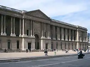 The east façade of the Louvre by Louis Le Vau, Charles Le Brun, and Claude Perrault (1667-1670)