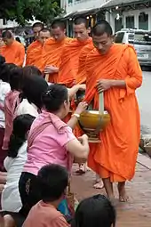 Monks in Luang Prabang, Laos