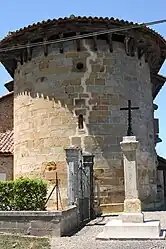 The church in Luppé-Violles