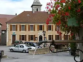 The town hall of Lus-la-Croix-Haute