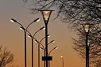 Streetlights in Ystad, 2021