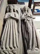 Effigies in the Church of St John the Baptist, Tideswell, Derbyshire, England. 12th and 13th centuries