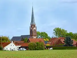 The church in Mérignies