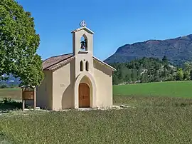 The church of Sainte Bernadette, in Mévouillon