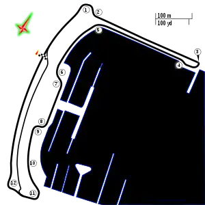 Layout of the Monaco Formula E street circuit