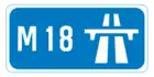 M18 motorway shield}}