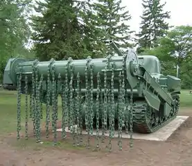 Sherman Crab – an M4 Sherman tank fitted with a Mine flail