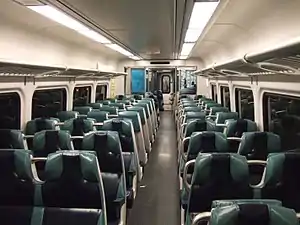 Interior of an M7A car