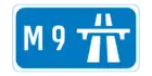 M9 motorway shield}}