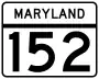 Maryland Route 152 marker