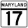 MD Route 17.svg