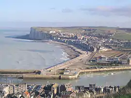 A view of the town from Tréport