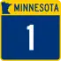 Minnesota route marker