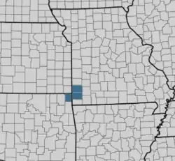 Map of Joplin, Missouri