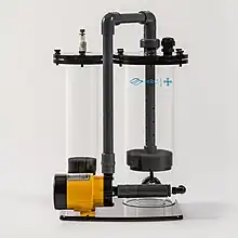 MRC Dual chambered calcium reactor for balancing pH