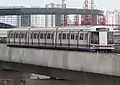 First Generation train near Tao Poon MRT station.