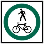 RB-93Shared Path for Pedestrians and Cyclists