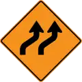 CW1-4bRDouble lane shift (left to right)