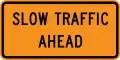 CW23-1Slow traffic ahead