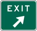 E5-1Exit sign