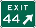 E5-1aExit number sign