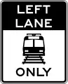 R15-4bLight rail only in left lane