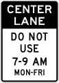 R3-9fReversible lane control (post-mounted)