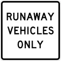 R4-10Runaway vehicles only