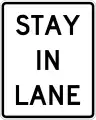 R4-9Stay in lane