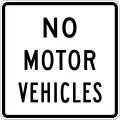 R5-3No motorized vehicles