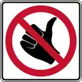 R9-4No hitchhiking (symbol)