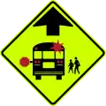 S3-1School bus stop ahead