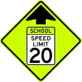 S4-5School speed limit ahead