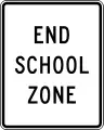 S5-2End school zone (usually under an R2 speed limit sign