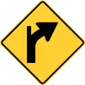 W1-10bRIntersection in curve (right)