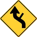 W1-10dLIntersection in curve (left)