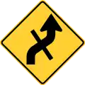 W1-10eRIntersection in curve (right)