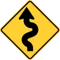 W1-5LWinding road (left)