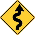 W1-5RWinding road (right)