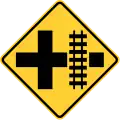 W10-2RCrossroads with parallel tracks (right)