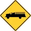 W11-8Emergency vehicle