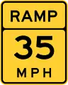 W13-3Ramp speed advisory