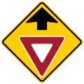 W3-2Yield sign ahead