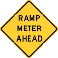 W3-7Ramp meter ahead