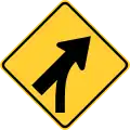 W4-5RMerge right (entering roadway)