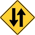 W6-3Two-way traffic