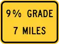 W7-3bPX% grade XX miles ahead