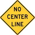 W8-12No center line