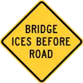 W8-13Bridge ices before road