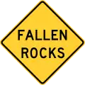 W8-14Fallen rocks